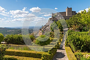 Marvao Castle in the village of Marvao in the district of Portalegre, Portugal