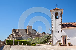 Marvao medieval Castle and Santa Maria Church, currently the municipal museum.