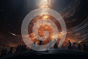 Marvel at the balletic dance of spacecraft