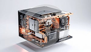 Powerful Compact PC with Custom Copper Cooling