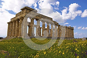 Marvelous greek temple