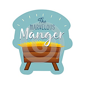 The Marvelous manger banner design