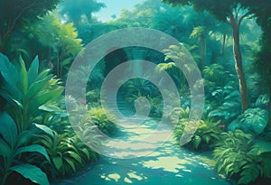 A marvelously intricate digital garden