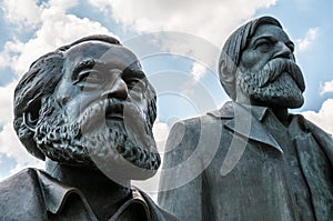 Marx and Engels photo