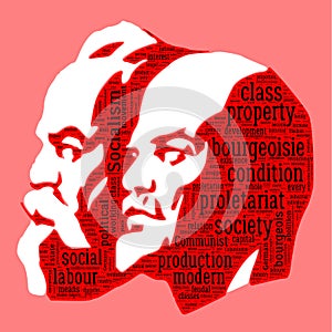 Communist Manifesto Wordcloud photo