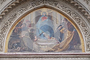 Mary surrounded by Florentine Artists, Merchants and Humanists