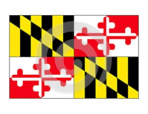 Maryland State Flag Vector