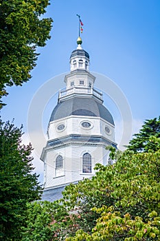 The Maryland State House, in Annapolis, Maryland