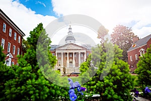 Maryland State House capitol building in Annapolis