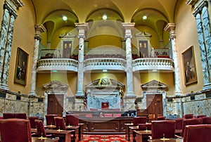 Maryland State Senate Chamber in Annapolis