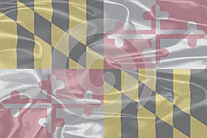 Maryland State Silk Flag
