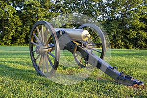 A 12 pounder M1841 Howitzer Field cannon