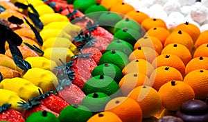 Marzipan fruit photo