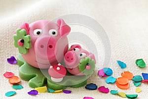 Marzipan pig photo