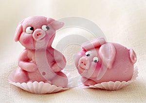 Marzipan pigs photo