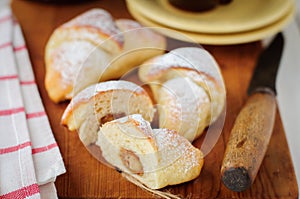 Marzipan Yeast Rolls