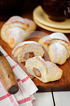 Marzipan Yeast Rolls