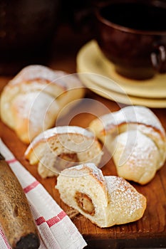 Marzipan Yeast Rolls