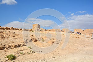 Masada is an ancient fortification in the Southern Israel