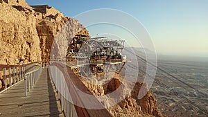 Masada Cable Car Arrival Point - Israel photo