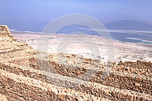 Masada Fortification ruins - Israel