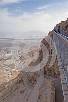 Masada Fortification ruins - Israel