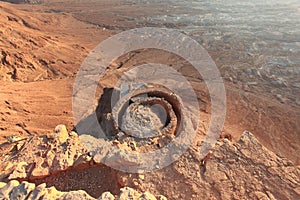 Masada Middle Terrace of Northern Palace photo