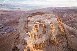 Masada National Park in the Dead Sea region of Israel