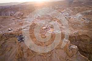 Masada National Park in the Dead Sea region of Israel