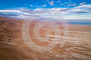 Masada National Park in the Dead Sea region of Israel