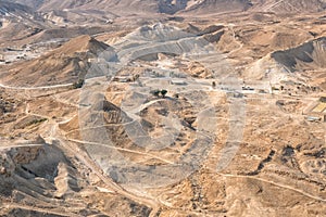 Masada National Park in the Dead Sea region of Israel