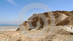 Masada stronghold site. photo