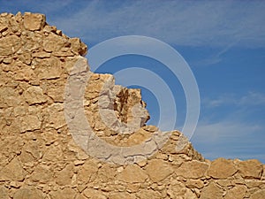 Masada Wall, tragic fortress in the sky Israel