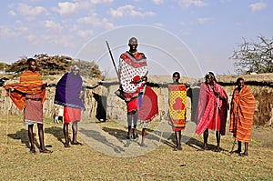 Masai in Kenya, Africa