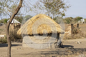 A Masai Mud Hut in Tanzania