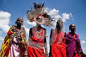 Masai warriors