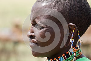 Masai woman portrait