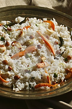 Masala bhaat is a rice based dish from India