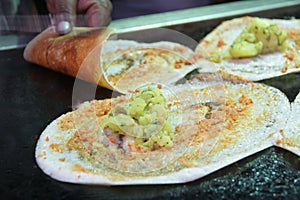 Masala Dosa - a pancake from South India