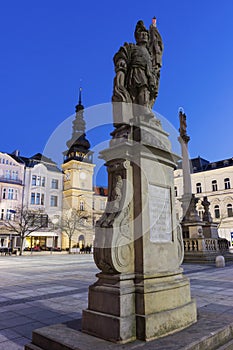 Masaryk Square in Ostrava