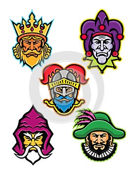 Medieval Royal Court Mascot Collection