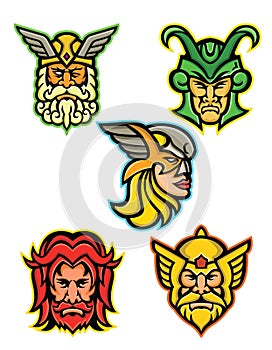 Norse Gods Mascot Collection photo