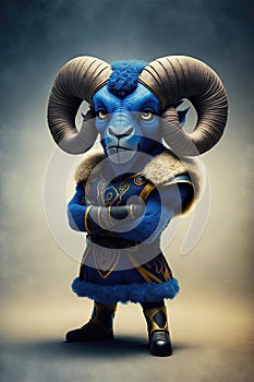 Rampaging with Spirit: The Exciting Mascot of the Los Angeles Rams, Generative AI