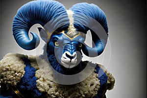 Rampaging with Spirit: The Exciting Mascot of the Los Angeles Rams, Generative AI