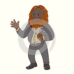 Mascot orangutan