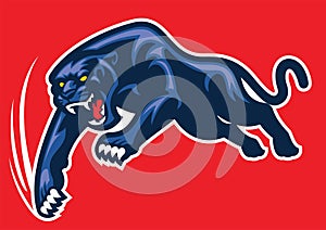 Mascot panther attack