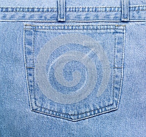 Masculine jeans pocket photo