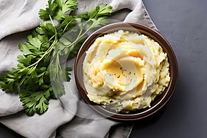 Mashed potato is a popular side dish