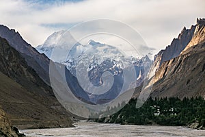 Masherbrum Mountain View from Hushe valley