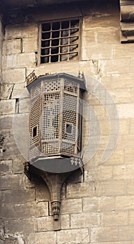 Mashrabiya window ,islamic cairo photo